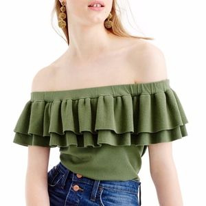J.Crew Lightweight Off-the-Shoulder Sweater